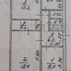 Квартира 62 м², 3-комнатная - изображение 1