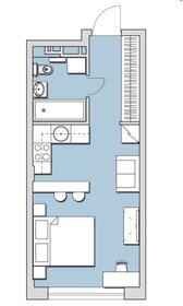 Квартира 22 м², студия - изображение 4