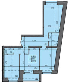 Квартира 82,5 м², 3-комнатная - изображение 4
