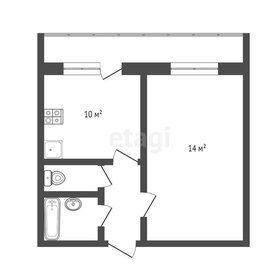 Квартира 34,4 м², 1-комнатная - изображение 1