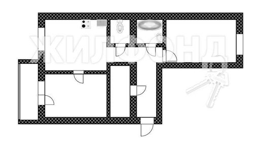 Квартира 65,6 м², 2-комнатная - изображение 1