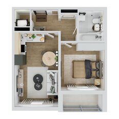 Квартира 40,6 м², 2-комнатная - изображение 2