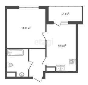 Квартира 29,7 м², 1-комнатная - изображение 1