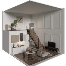 Квартира 54,4 м², студия - изображение 2