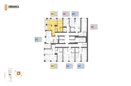 Квартира 57,9 м², 3-комнатная - изображение 2