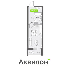 24,6 м², квартира-студия 5 900 000 ₽ - изображение 25