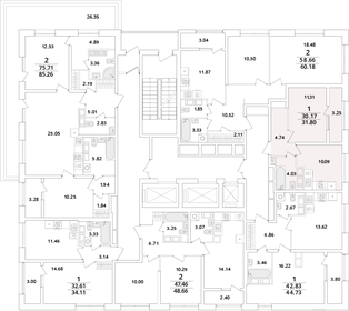 31,8 м², 1-комнатная квартира 9 731 000 ₽ - изображение 62