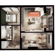 Квартира 67,2 м², 2-комнатная - изображение 2