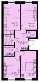 73 м², 3-комнатная квартира 19 950 000 ₽ - изображение 1