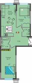 Квартира 68,2 м², 2-комнатная - изображение 1