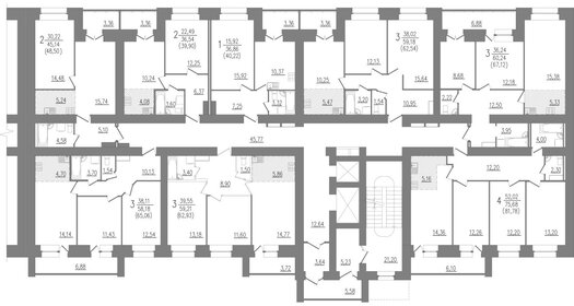 54,8 м², 2-комнатная квартира 4 983 160 ₽ - изображение 23