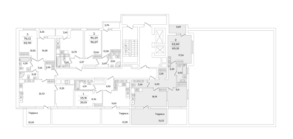 Квартира 69,1 м², 2-комнатная - изображение 2