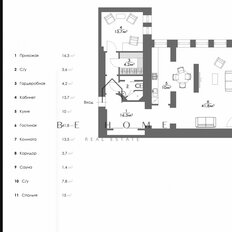 Квартира 135 м², 4-комнатная - изображение 2