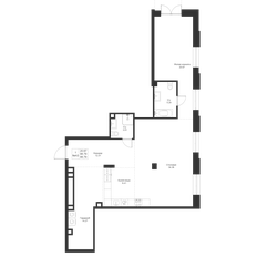 Квартира 98,8 м², 2-комнатная - изображение 3