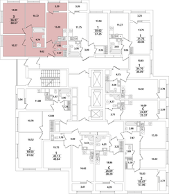 Квартира 68,7 м², 3-комнатная - изображение 2