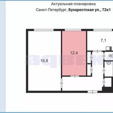 12,4 м², комната - изображение 2