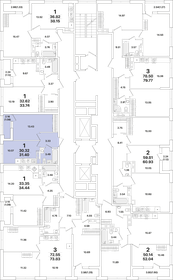 31,3 м², 1-комнатная квартира 7 400 000 ₽ - изображение 38