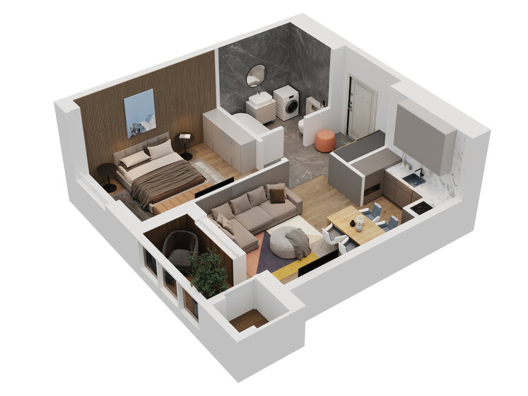 42,9 м², 1-комнатная квартира 10 009 139 ₽ - изображение 22