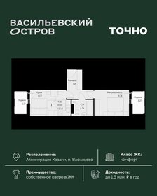 Квартира 40 м², 1-комнатная - изображение 1
