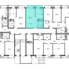 Квартира 29,3 м², 1-комнатная - изображение 2