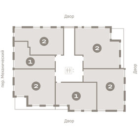 Квартира 86,6 м², 2-комнатная - изображение 2