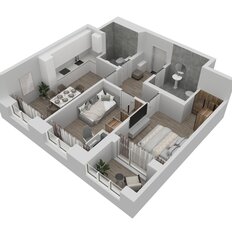 Квартира 55,3 м², 2-комнатная - изображение 3
