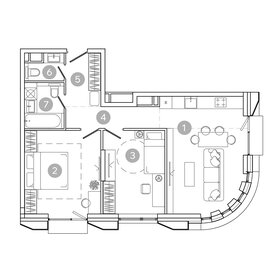 Квартира 62,9 м², 3-комнатная - изображение 2