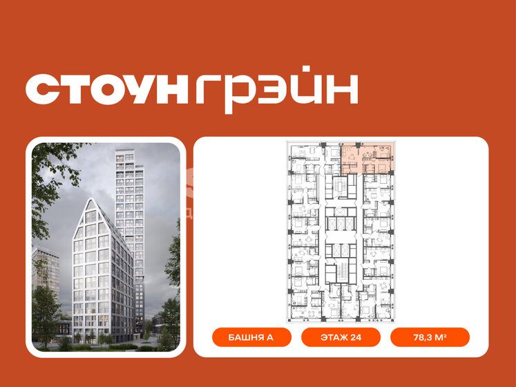 76,7 м², 2-комнатная квартира 80 065 488 ₽ - изображение 36