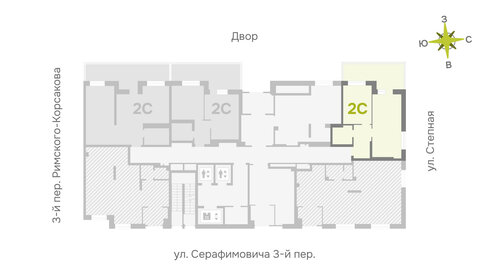 Квартира 49,7 м², 2-комнатная - изображение 3