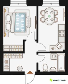 Квартира 36,2 м², 1-комнатная - изображение 1