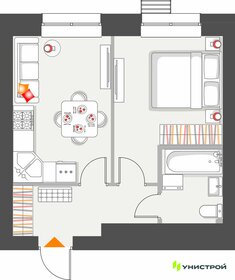 Квартира 35 м², 1-комнатная - изображение 1