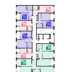 Квартира 67,8 м², 2-комнатная - изображение 2