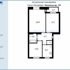 Квартира 62 м², 3-комнатная - изображение 2