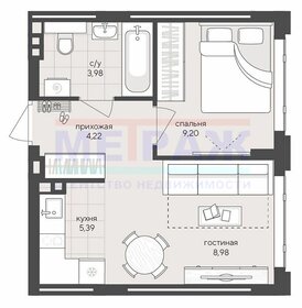 Квартира 32 м², 1-комнатная - изображение 5