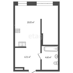 Квартира 31,1 м², 1-комнатная - изображение 1