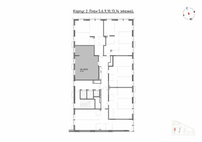 Квартира 61,3 м², 2-комнатная - изображение 2