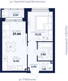 Квартира 37,4 м², 1-комнатная - изображение 1
