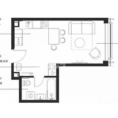 Квартира 30,3 м², студия - изображение 5