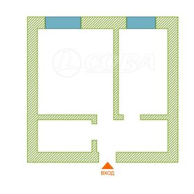 Квартира 43,5 м², 1-комнатная - изображение 1