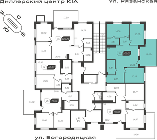 Квартира 96,4 м², 3-комнатная - изображение 2