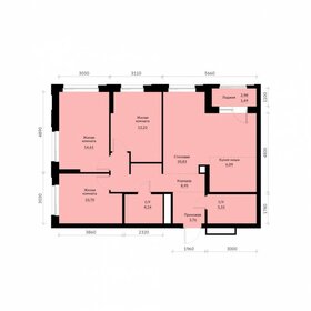 Квартира 88,1 м², 3-комнатная - изображение 1