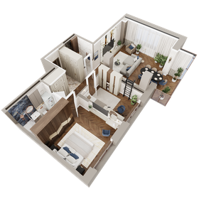 Квартира 77,9 м², 2-комнатная - изображение 4