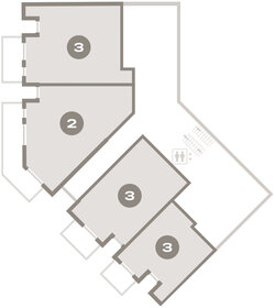 Квартира 140,9 м², 3-комнатная - изображение 2