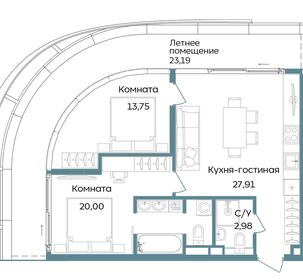Квартира 87,8 м², 3-комнатные - изображение 1