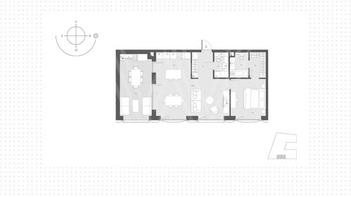 Квартира 85 м², 2-комнатные - изображение 1