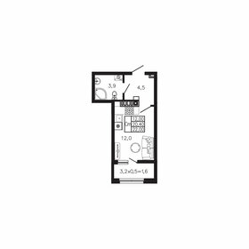 Квартира 22 м², студия - изображение 1