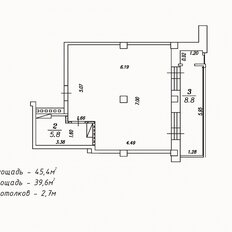 Квартира 44,4 м², 1-комнатная - изображение 4