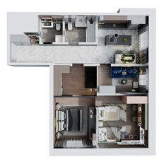 Квартира 78,6 м², 3-комнатная - изображение 2