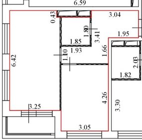 Квартира 48,8 м², 2-комнатная - изображение 1