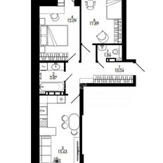 Квартира 60 м², 3-комнатная - изображение 1